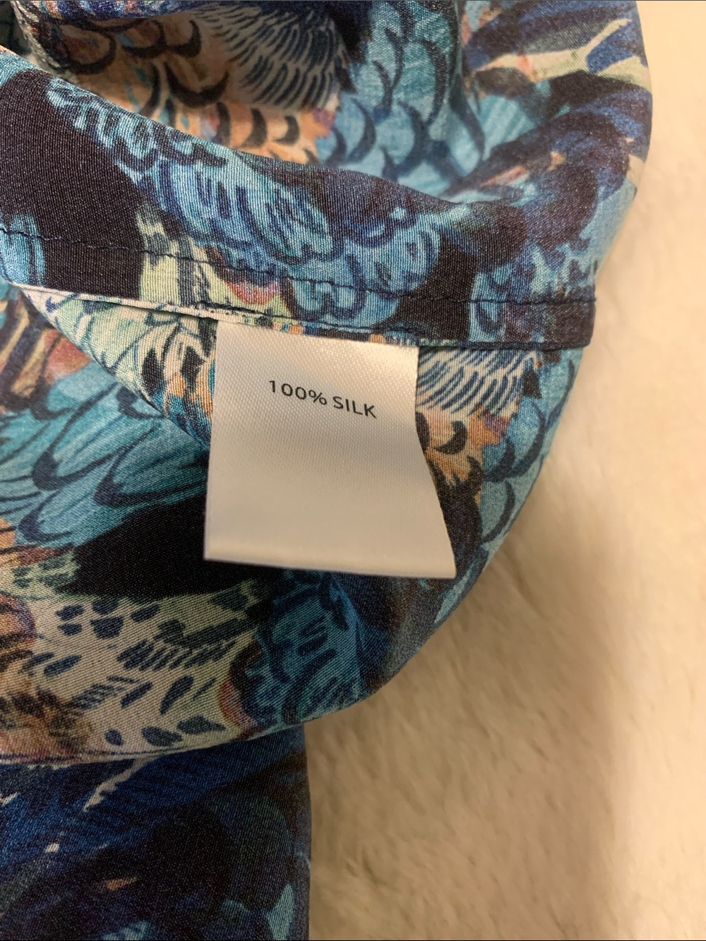 SALONI Multicolor Printed Tiered V-Neck Long Sleeve Dress - Picture 9 of 11